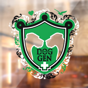 Großer Dane-Sticker / Kleben Fensteraufkleber