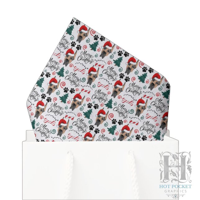 Großer Däne Weihnachts-Tissue-Papier Seidenpapier (Von Creator hochgeladen)