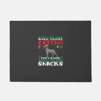 Großer Däne Weihnachtsspaß Classic T-Shirt Fußmatte