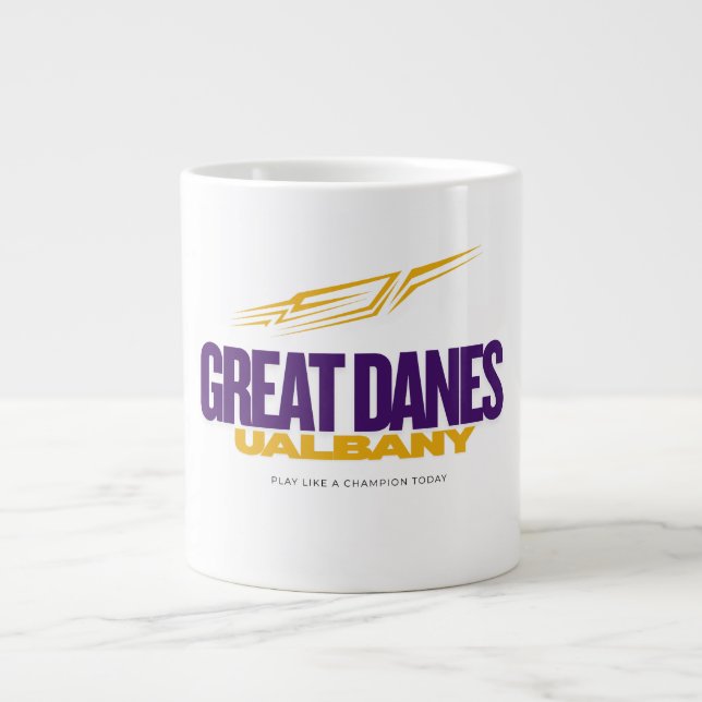 Großer Dänen-Stolz - Uni Baseball Jumbo-Tasse (Vorderseite)