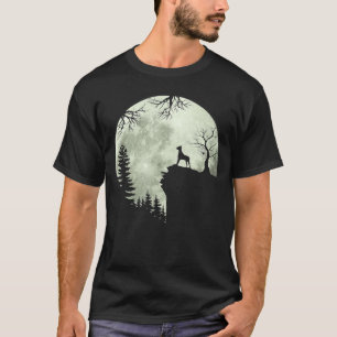 Großer Dänen- und Mondhund in Waldhunde T-Shirt