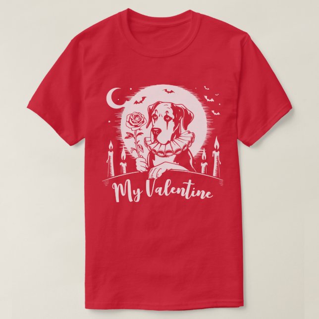 Großer Danisch "Mein Valentin" T-Shirt (Design vorne)