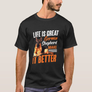 Großer deutscher Schäferhund K9 T-Shirt