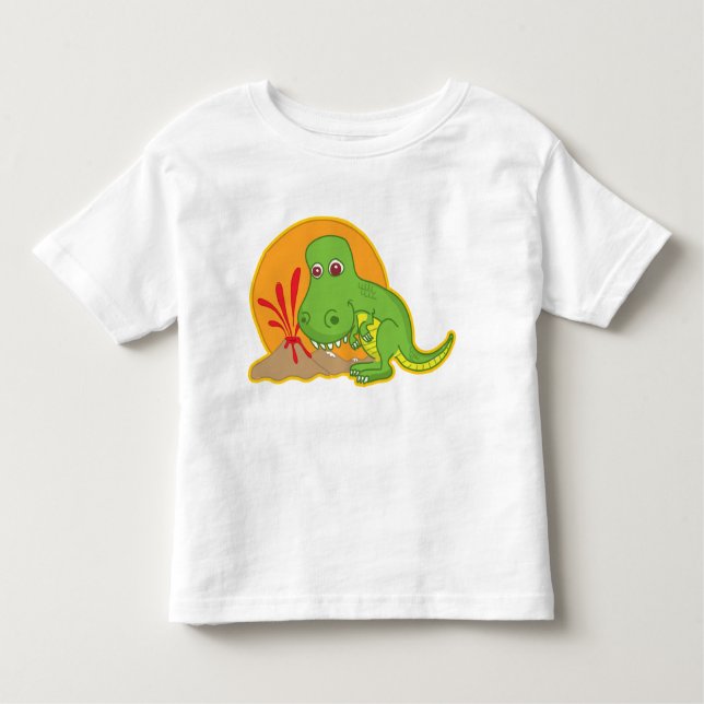 Großer Dino Kleinkind T-shirt (Vorderseite)