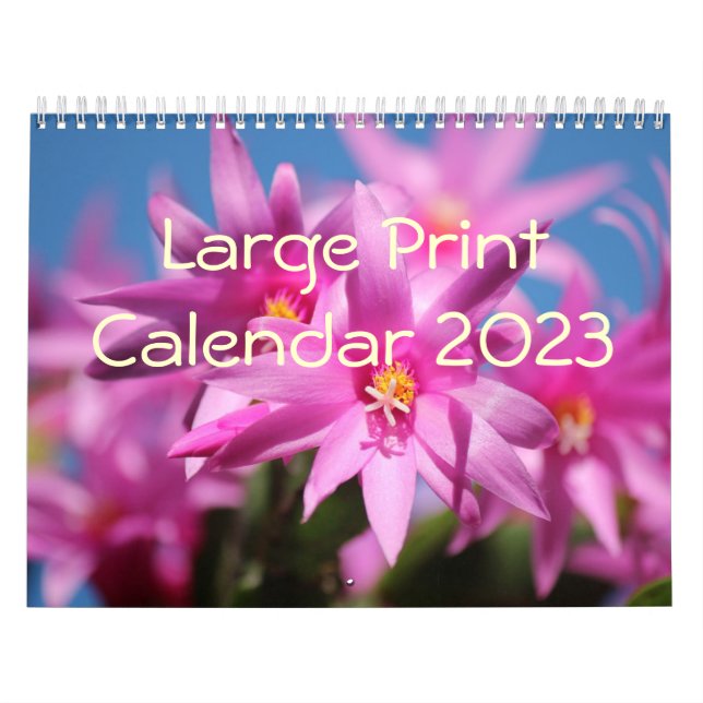 Großer Druckkalender 2023 - Blume Kalender (Titelbild)