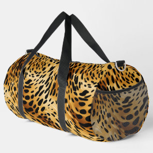 Großer Duffel-Beutel Leopard Print Duffle Bag