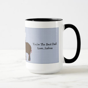 Großer Elefant, kleine der Vatertags-Tasse Tasse