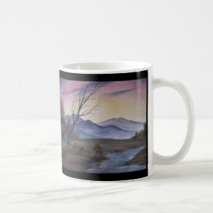 Großer Fall MountainsTwo versah Tasse mit Seiten