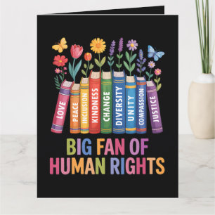 Großer Fan der Menschenrechte  Karte
