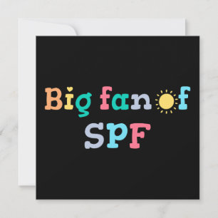 Großer Fan von SPF Einladung