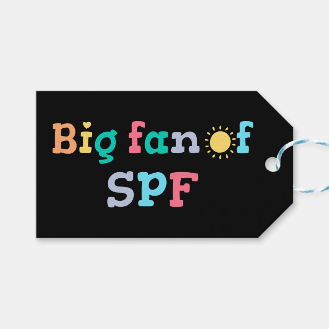 Großer Fan von SPF Geschenkanhänger (Vorderseite (Horizontal))