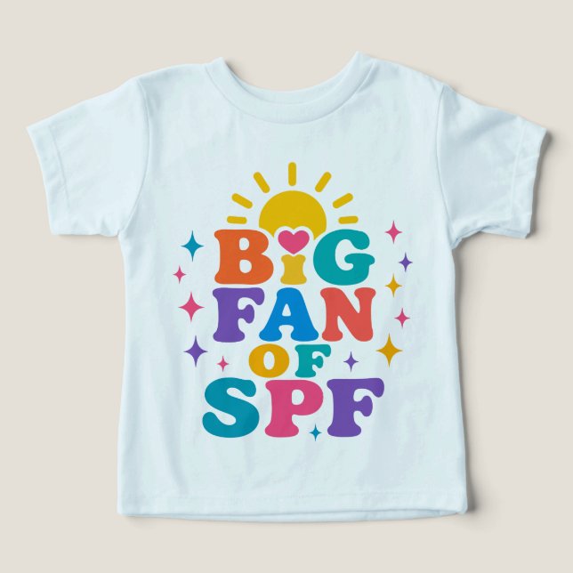 Großer Fan von SPF Sommer-Sonnenschutz (Design Vorderseite)