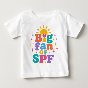 Großer Fan von SPF Sommer-Sonnenschutz Baby T-shirt