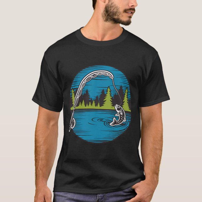Großer Fang von Hecht T-Shirt (Vorderseite)