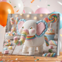 Großer Fantasie-Elefant Personalisierter Geburtsta