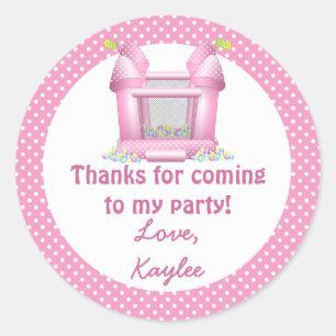 Großer federnd Schlag-Haus-Geburtstag danken Ihnen Runder Aufkleber