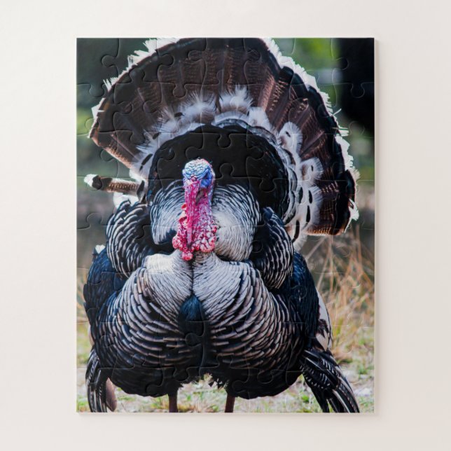 Grosser festlicher Erntedank Türkei Puzzle (Vertikal)