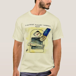 Großer Fisch-Fibel-Fun-Shirt T-Shirt