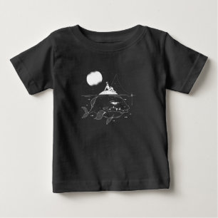 Großer Fischliebhaber - Fang den großen Flussmonst Baby T-shirt