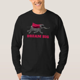 Großer Fliegen-Traumelefant T-Shirt