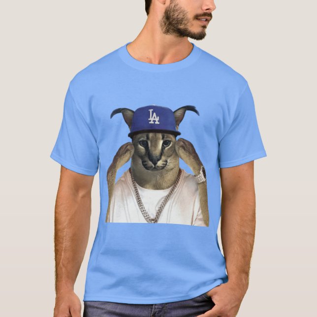 Großer Floppa Rapper Freund T-Shirt (Vorderseite)