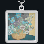 Großer Frühling I Versilberte Kette<br><div class="desc">floral</div>