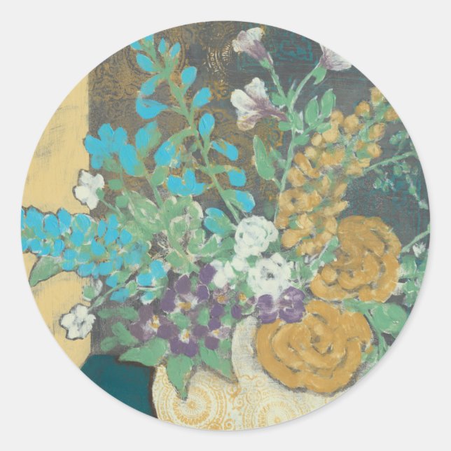 Großer Frühling II Runder Aufkleber (Vorderseite)