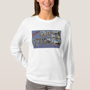 Großer Frühling, Texas - große Buchstabe-Szenen T-Shirt