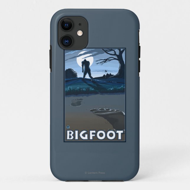 Großer Fuß, der durch Golfplatz geht Case-Mate iPhone Hülle (Rückseite)