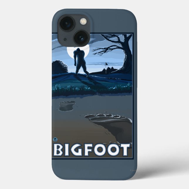 Großer Fuß, der durch Golfplatz geht Case-Mate iPhone Hülle (Rückseite)