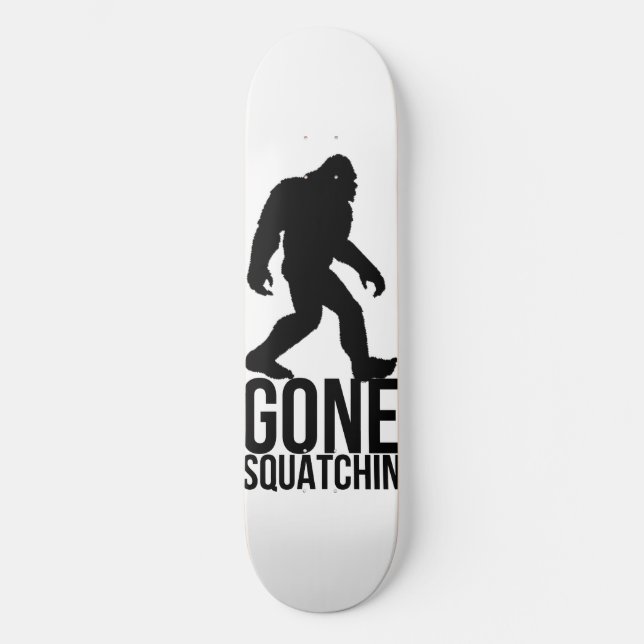 Großer Fuß gegangenes squatchin Skateboard (Vorderseite)