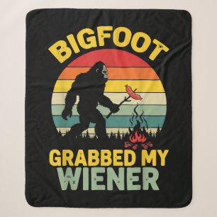 Großer Fuß hat mein Wiener komisch Sasquatch gepac Sherpadecke
