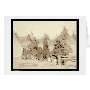 Großer Fuß Miniconjou indisches Lager Sd 1891