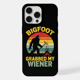 Großer Fuß packte mein Wiener Lustiges Sasquatch iPhone 15 Pro Max Hülle