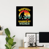 Großer Fuß packte mein Wiener Lustiges Sasquatch