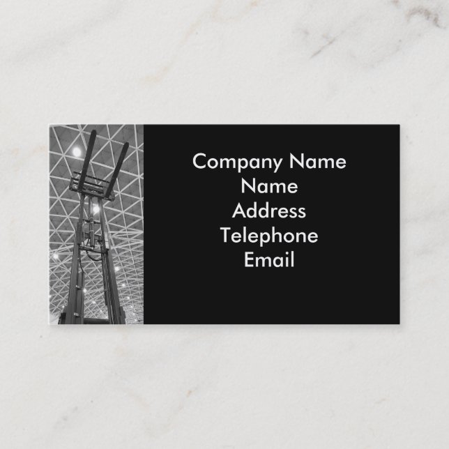 Großer Gabelstapler Visitenkarte (Vorderseite)