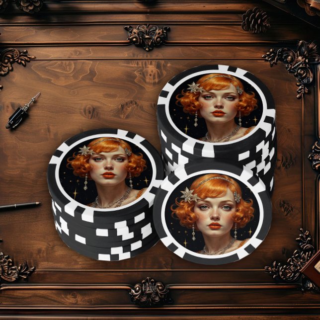 Großer Gatsby Glamour Pokerchips (Von Creator hochgeladen)
