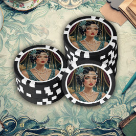 Großer Gatsby Glamour Pokerchips