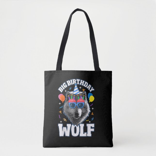 Großer Geburtstags-Wolf für Wölfe (Vorderseite)