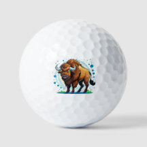 großer gehörnter Bison
