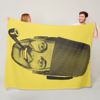 GROSSER GELBER BOB BLANKEY FLEECEDECKE