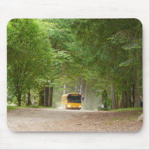 Großer gelber Schulbus Mousepad