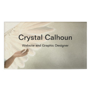 Großer Geschäfts-Magnet-Namensschild - Namenschild