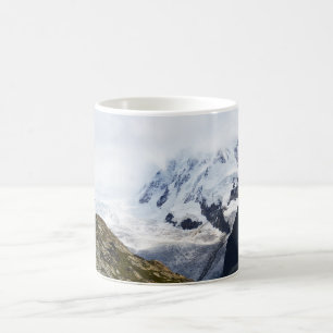 Grosser Gletscher in den Schweizer Alpen Tasse