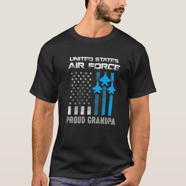 Großer Großraum der US-Luftwaffe mit Stolz T-Shirt (Vorderseite)