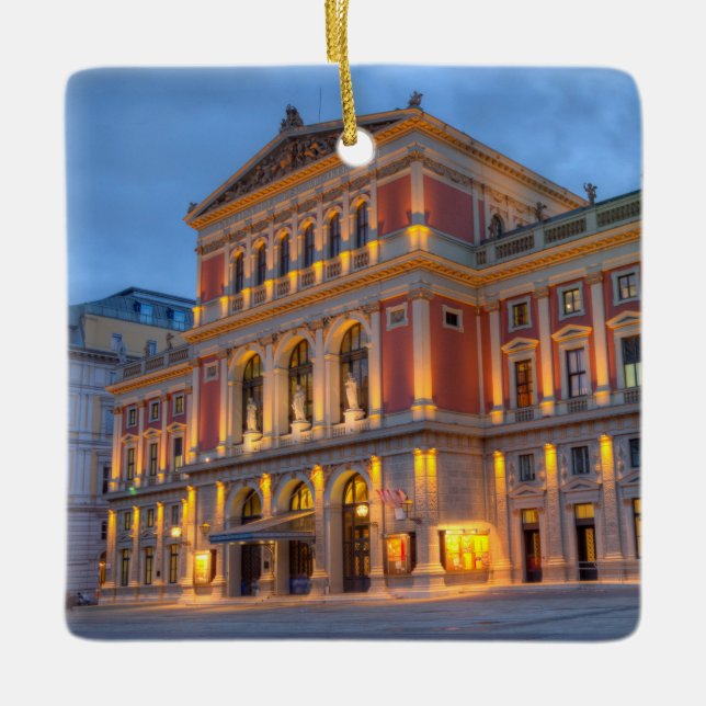 Großer Hall der Dackel Musikverein, Wien, Keramikornament (Vorderseite)