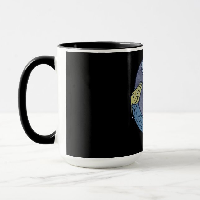 Großer Hechtfisch  Tasse (Links)