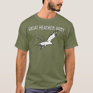 Großer heidnischer fliegender Rabe der Armee-| T-Shirt