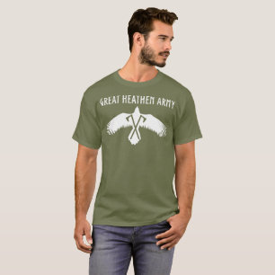 Großer heidnischer Rabe der Armee-  T-Shirt