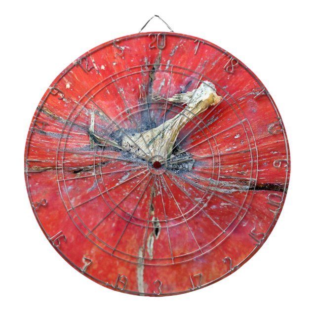 Großer heller Kürbis Dartscheibe (vorne)